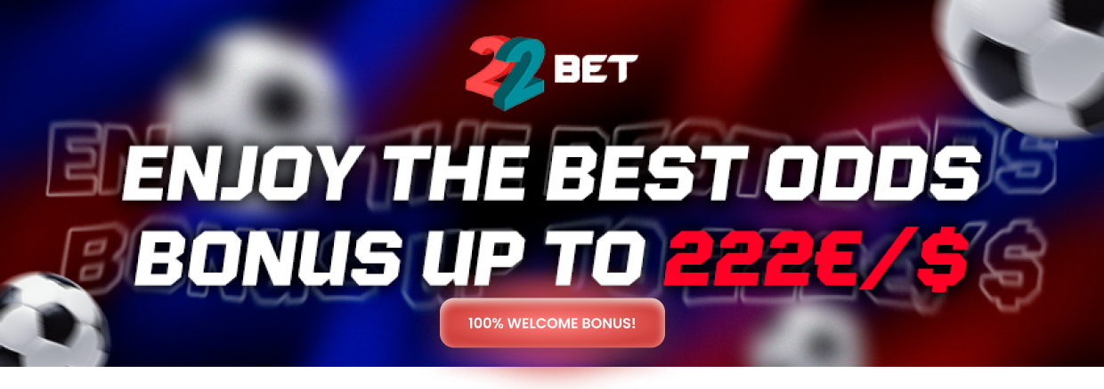 22bet Bônus